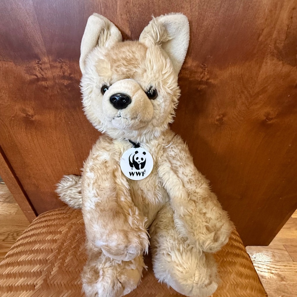 Build-A-Bear WWF Fennec Fox‎ Plush Tan Cream Stuffed Animal 2011